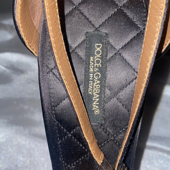 Dolce & Gabbana sexy black crystal heels size 40 Euro - Picture 6 of 10